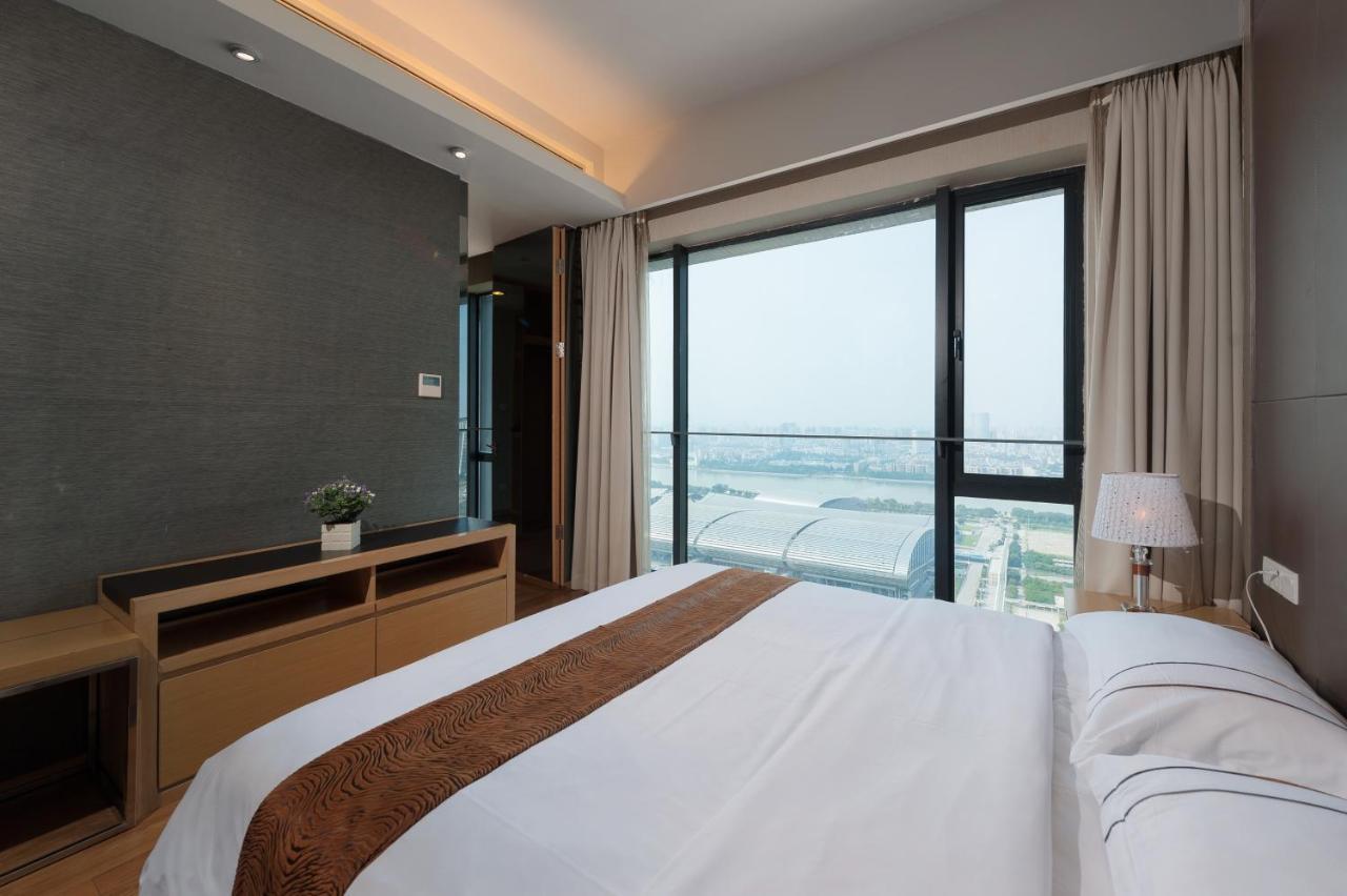 Yicheng Pazhou Poly World Trade Centre Apartment Quảng Châu Ngoại thất bức ảnh