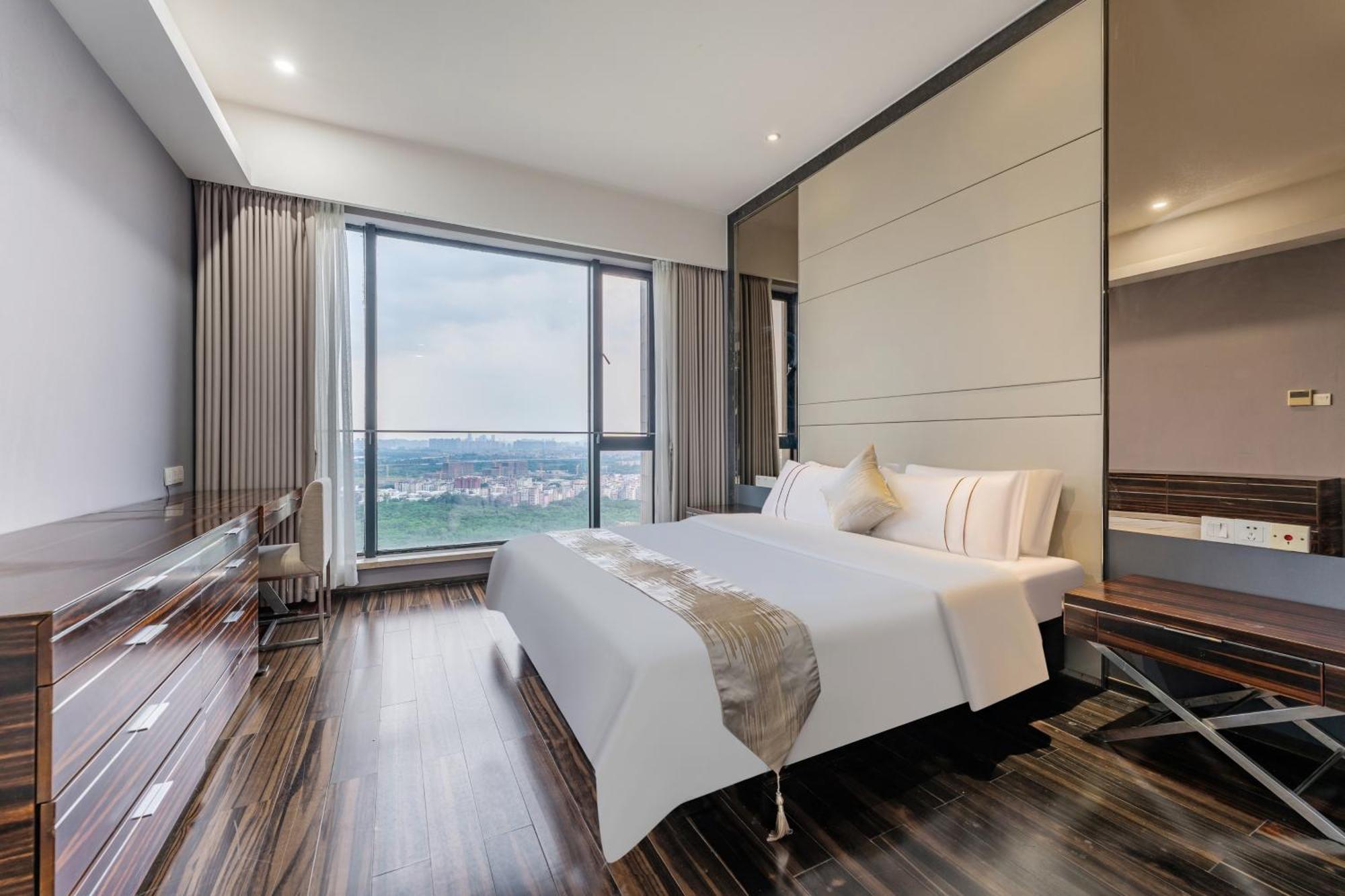 Yicheng Pazhou Poly World Trade Centre Apartment Quảng Châu Ngoại thất bức ảnh