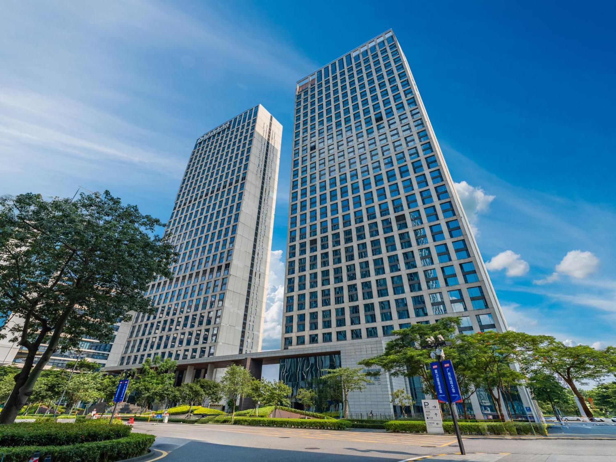 Yicheng Pazhou Poly World Trade Centre Apartment Quảng Châu Ngoại thất bức ảnh